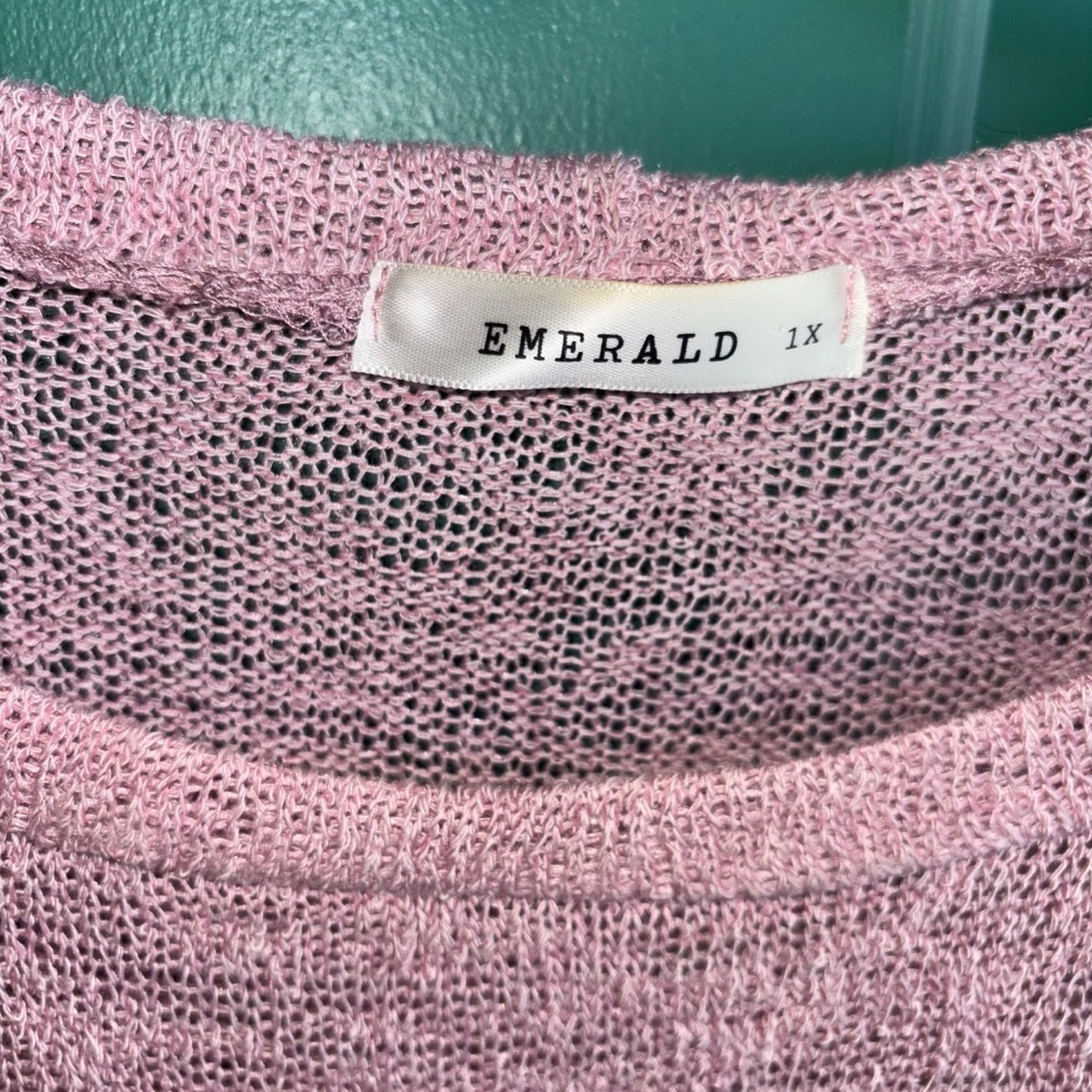 Emerald 1x soft lightweight pink long sleeved top - Picture 5 of 10